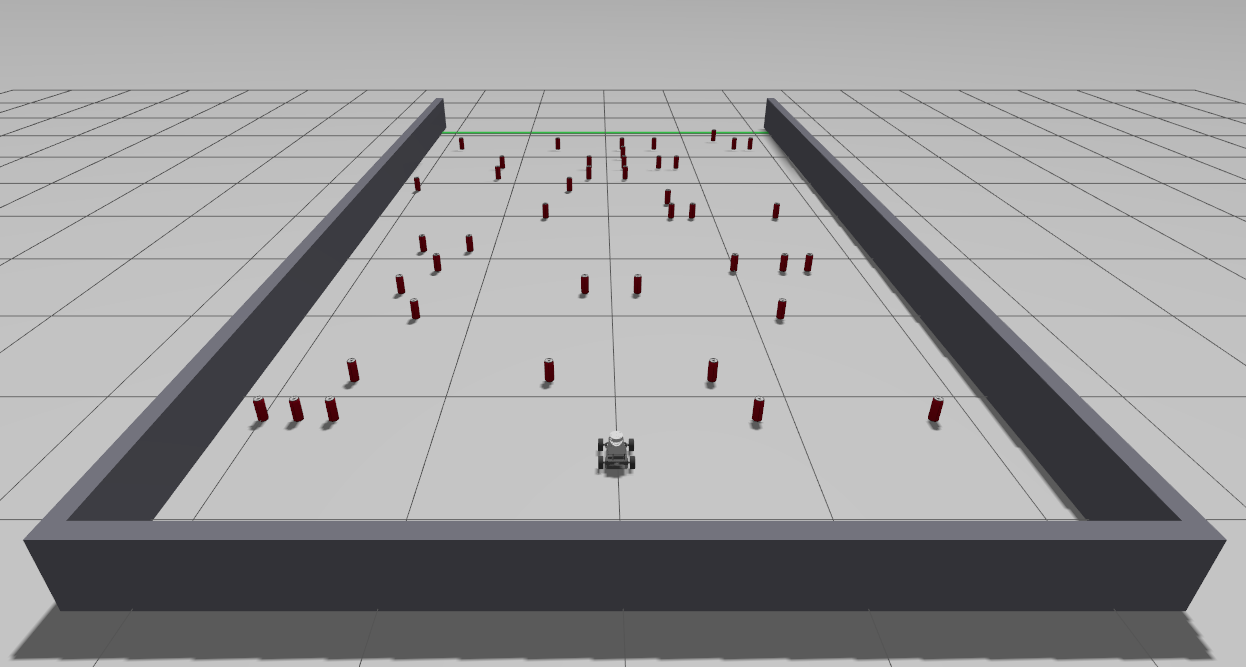 A medium maze layout
